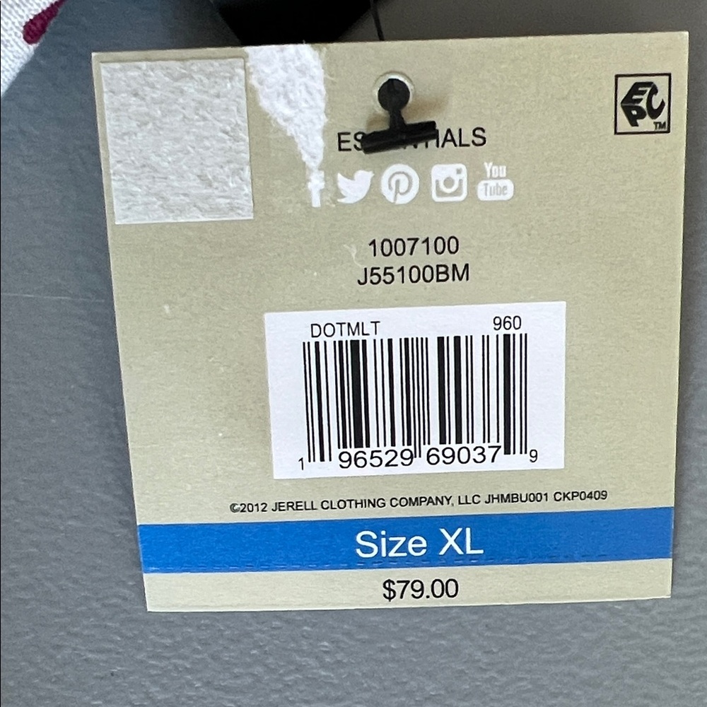 NWT John Mark Multicolor Button-Down Shirt Size X… - image 3